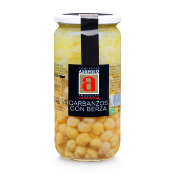 Garbanzos con berza