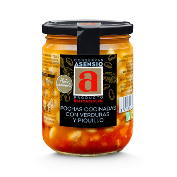 Pochas con verduras y...