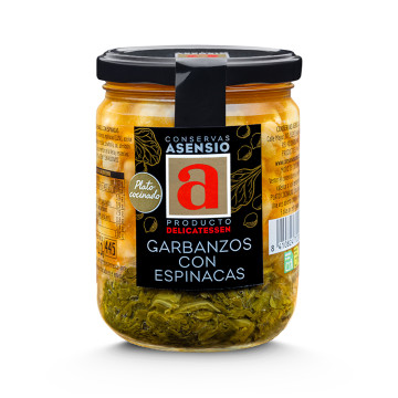 Garbanzos con Espinacas...