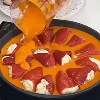 Pimientos del piquillo rellenos de boletus y gambas
