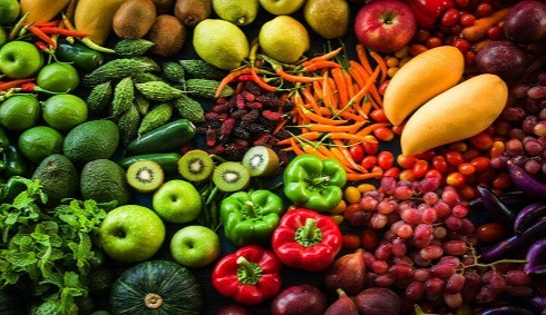 Frutas y verduras: beneficios según su color