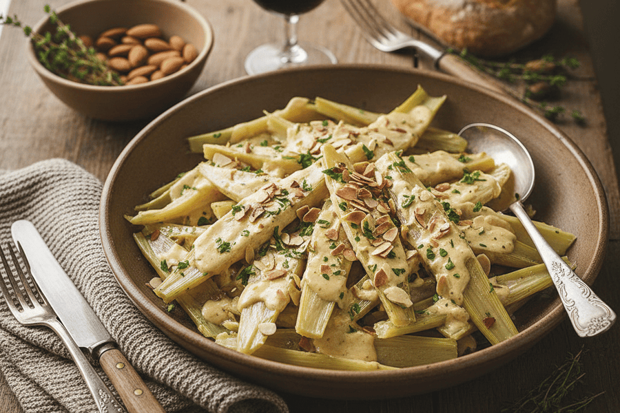 Receta de salsa de almendras para cardos